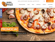 Tablet Screenshot of kanion-pizza.pl